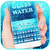 Glass Water Keyboard Theme icon