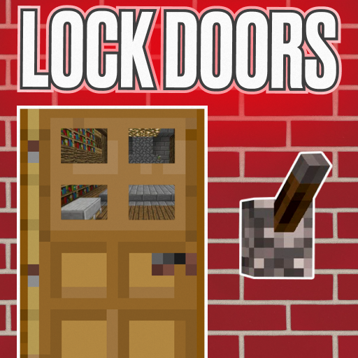 Lock Doors Mod Minecraft MCPE أيقونة
