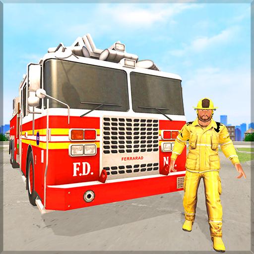 Firefighter Truck Driving Game icon
