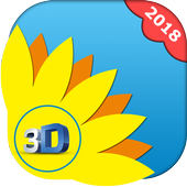 3D Magic Gallery : HD Photo Video Gallery icon