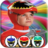 Power hero rangers Masks Face selfie icon