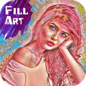 Fill Art Photo Effect 2018 on 9Apps