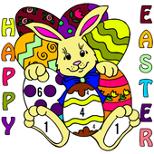 Adult Easter Eggs Color By Number-Paint By Number icon