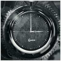 FREE Black Clock - Live Wallpaper