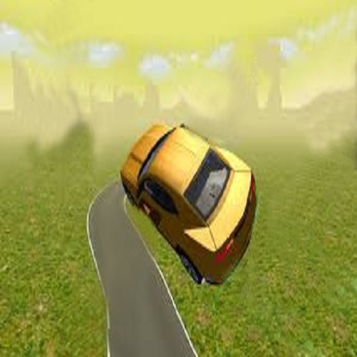 Flying car simulator icon