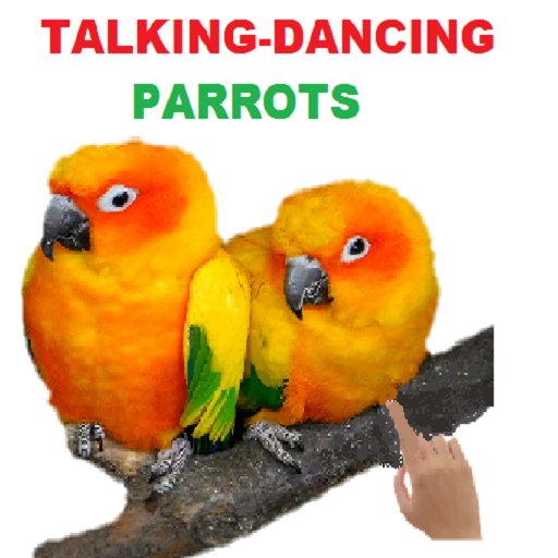 Talking Parrot dancing fun icon
