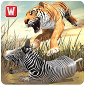 Angry Tiger Jungle Survival 3D icon