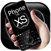Keyboard for Phone Xs black أيقونة