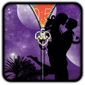 Romantic Night Zipper UnLock icon
