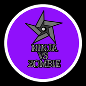 Ninja vs zombie icon