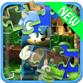 Jigsaw Sonic Lego icon