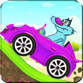 Oggy Hill Climb Car Racing icon