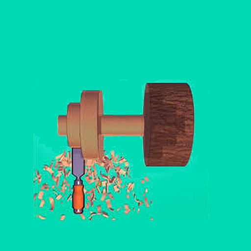 Wood Turning 3D icon