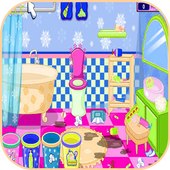 Bathroom Cleaning &amp; girls Games icon