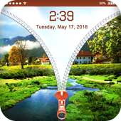 Nature Zip Lock Screen Theme