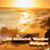 Animated Weather HD Wallpaper أيقونة