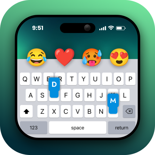 iPhone Keyboard for Android icon