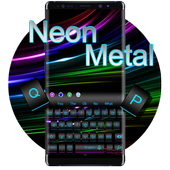 Black Neon Metal Keyboard icon