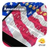 America Banner Emoji Keyboard