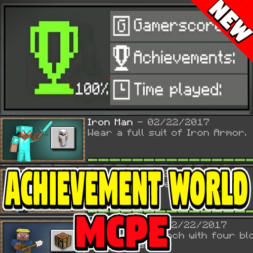 Achievement World Mod for Minecraft PE icon