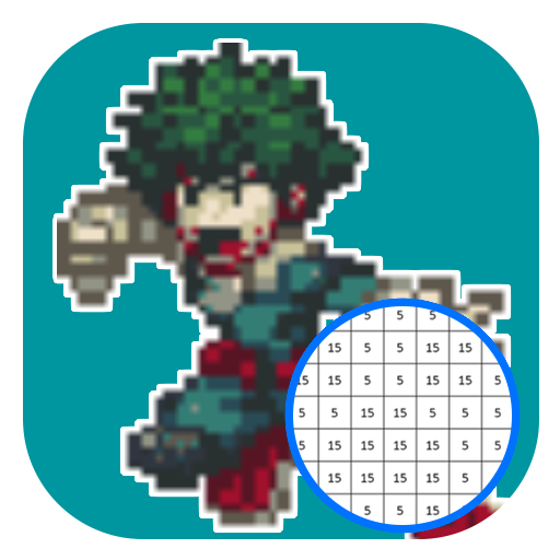 Boku MHA No Hero Pixel Art icon