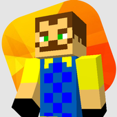 Hello Neighbor Skins for Minecraft in 3D icon