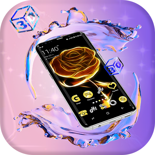 Lens Launcher 3D - Bubble Fisheye 3D Launcher icon