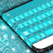 Cyan Keyboard Theme icon