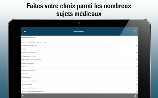 Le Manuel MSD Professionnel screenshot 7