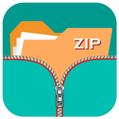 File Extrator &amp; Folder Compressor, UnRar UnZip icon