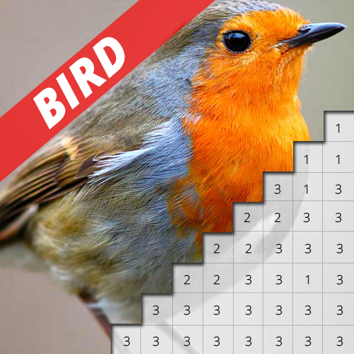 Bird Pixel Coloring By Number icon