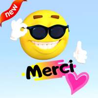 Autocollants Merci pour Whatsapp