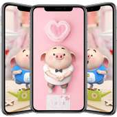 Pig Cute Wallpaper HD OFFLINE on 9Apps