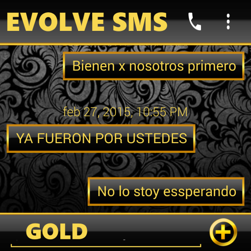 THEME FOR EVOLVESMS GOLD  BLK icon