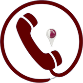 Qatar phone book icon