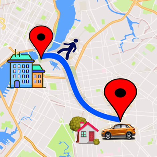 GPS Route Finder Navigation иконка
