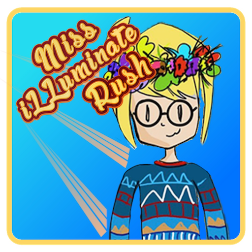 Run &amp; Jump Game for Girls : Miss Illuminate Rush icon