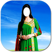 Stylish Churidar Photo Frames أيقونة