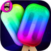 Glowing Rainbow Ice Candy Maker-DIY Cooking Games
