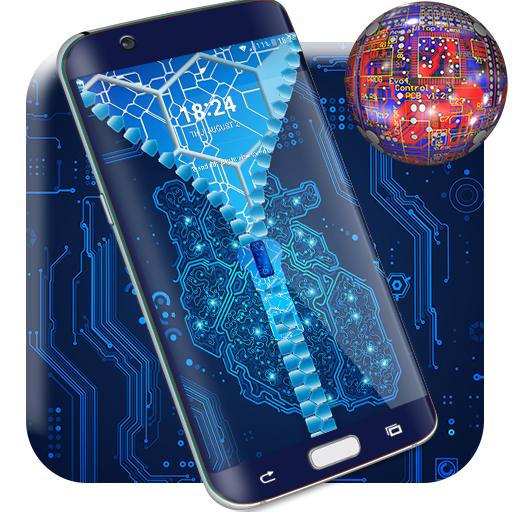 Lock screen for phone icon