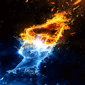 Fire And Water LWP icon