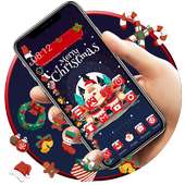 Lovely Christmas Santa Gravity Theme on 9Apps