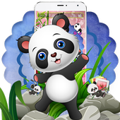 🐼🐼🐼Cute Baby Panda Theme icon