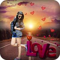 Love Heart Photo Editor - floating love heart