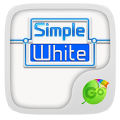 simple white go keyboard theme icon