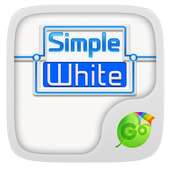 simple white go keyboard theme