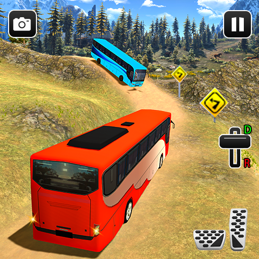 bus driving real coach game 3d icon