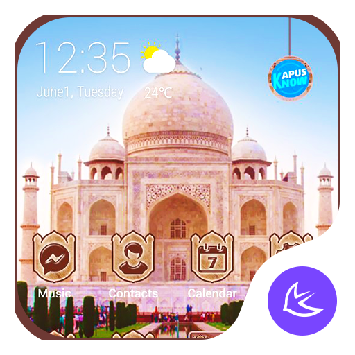 Taj Mahal theme &amp; wallpaper icon