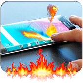 Fire Screen Touch Prank icon