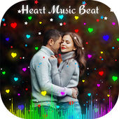 Heart Music Beat - Heart Beat Video Status Maker icon